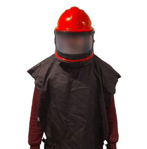 Sandblasting Helmet and Breathing Air Filter Complete System
